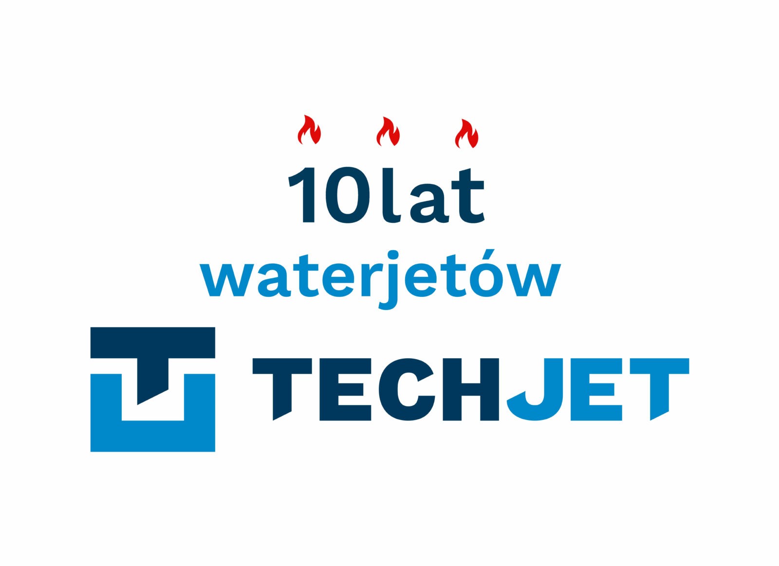 10 lat waterjetów TECHJET - 100 wycinarek wodnych w Polsce