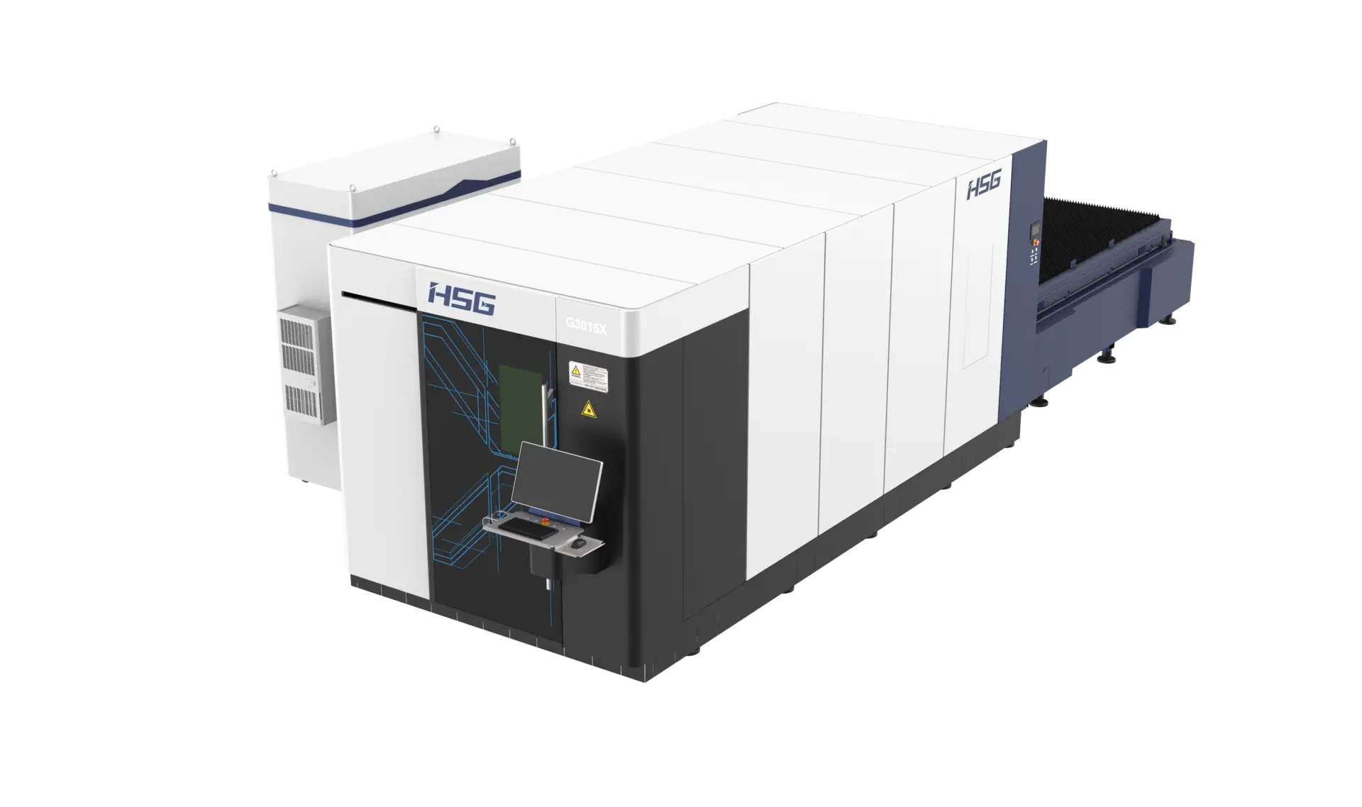 laser fiber G3015X - widok sterowania